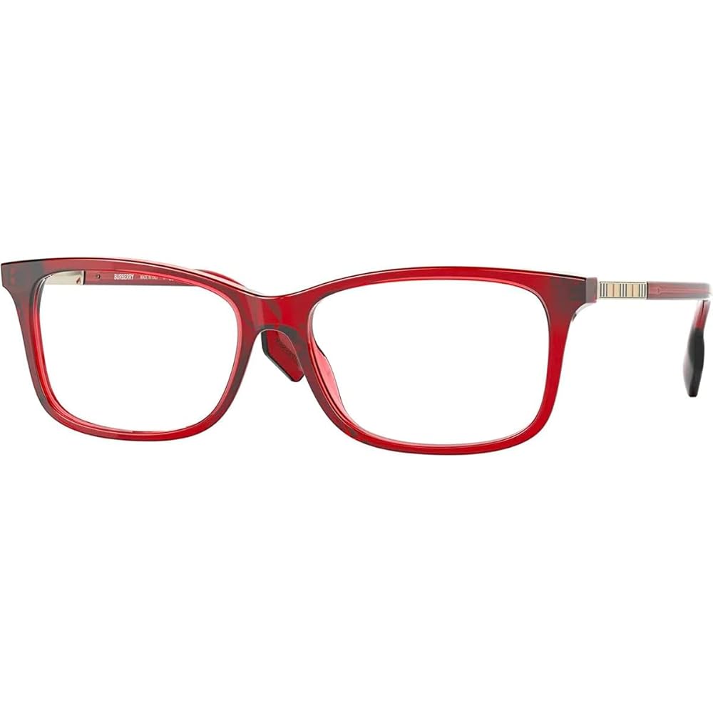 nm-2337.BURBERRY バーバリー S/S T-SH BURBERRY Eyeglasses BE 2337 3495 Red at Amazon Women's